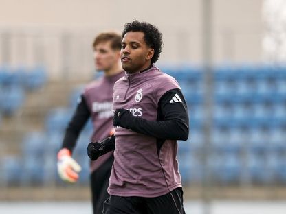 رودريغو خلال تدريب لريال مدريد - 30 يناير 2026 - X/@realmadrid