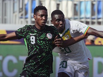 من مباراة نيجيريا والسنغال في ربع نهائي كأس إفريقيا تحت 20 عاماً - 12 مايو 2025 - X/@caf_online_AR