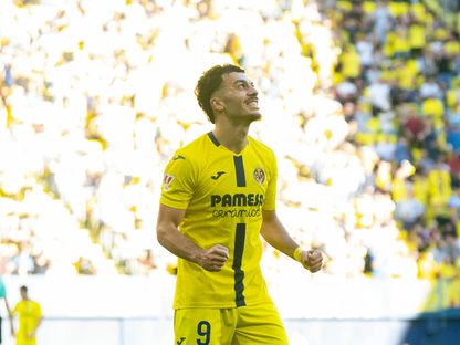 جورج ميكاوتادزه بعد تسجيله هدفاً لفياريال في مرمى خيتافي - 6 ديسمبر 2025 - X/@VillarrealCF