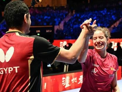 هنا جودة من بطولة كأس العالم لتنس الطاولة في ماكاو - 1 أبريل 2026 - X/ITTFWorld