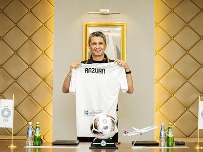 الروماني رزفان لوشيسكو بعد تعيينه مدربا للسد القطري - 5 يوليو 2026 - X/@AlsaddSC
