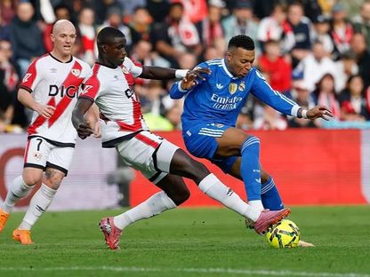 كيليان مبابي مهاجم ريال مدريد خلال مواجهة رايو فايكانو بالدوري الإسباني - 9 نوفمبر 2025 - Real Madrid FC