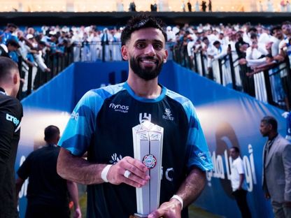 سلطان مندش يتوج بجائزة أفضل لاعب في كلاسيكو الهلال والأهلي بالدوري السعودي - 1 سبتمبر 2026 - X/@Alhilal_FC