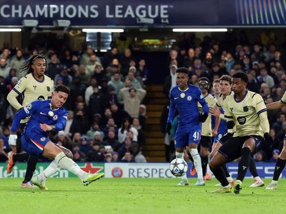 من المواجهة بين تشيلسي وبرشلونة (3-0) في دوري أبطال أوروبا - 25 نوفمبر 2025 - Reuters