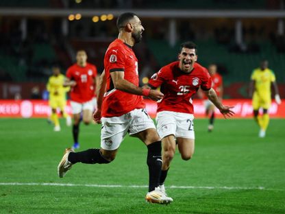 فرحة محمد صلاح بهدفه في مباراة مصر وبنين بثمن نهائي كأس أمم إفريقيا - 5 يناير 2026 - Reuters