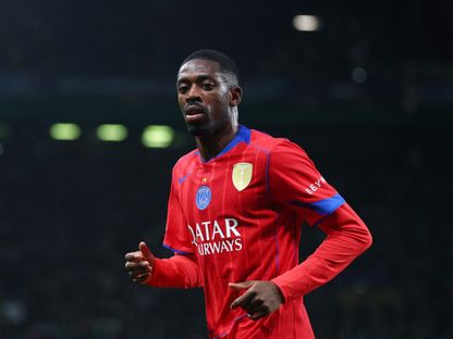 عثمان ديمبيلي خلال مباراة سبورتينغ لشبونة وباريس سان جيرمان بدوري أبطال أوروبا - 20 يناير 2026 - Reuters