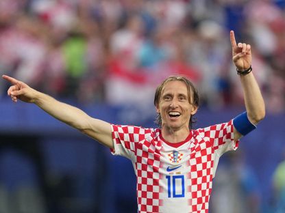 لوكا مودريتش خلال مباراة كرواتيا وغانا بكأس العالم - 28 يونيو 2026 - Reuters