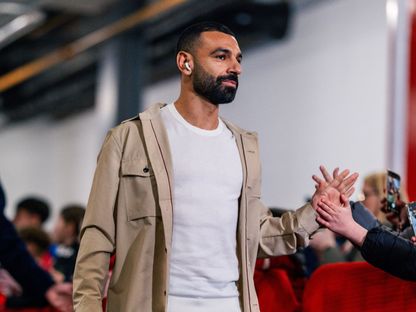 محمد صلاح يصل ملعب أنفيلد قبل مباراة ليفربول ضد وست هام - 28 فبراير 2026 - X/@LFC