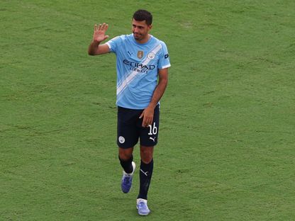 لاعب مانشستر سيتي رودري بعد مباراة يوفنتوس في كأس العالم للأندية - 26 يونيو 2025 - Reuters