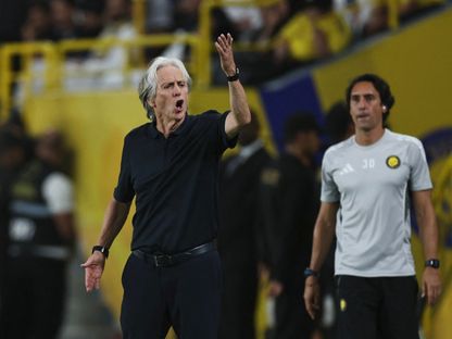 جورجي جيسوس مدرب النصر خلال مواجهة الخلود بالدوري السعودي - 14 سبتمبر 2025 - X/@aawsat_spt