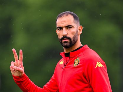 ياسين مرياح قائد الترجي الرياضي التونسي خلال حصة تدريبية - 14 يونيو 2025 - FB/@Espérance Sportive de Tunis