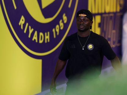 ساديو ماني مهاجم النصر قبل لقاء الفتح في الجولة الأولى لدوري روشن - 15 أغسطس 2026 - @AlNassrFC