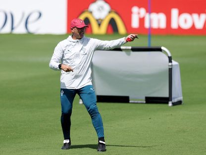 روبرتو مارتينيز خلال تدريب للبرتغال في كأس العالم - 29 يونيو 2026 - REUTERS