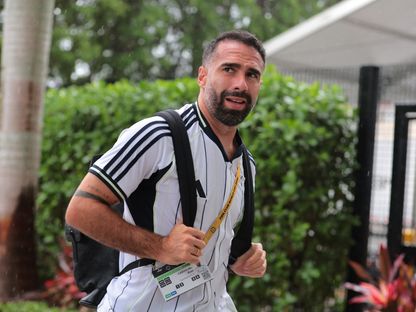 داني كارفاخال قائد فريق ريال مدريد الإسباني خلال تواجده في أميركا لخوض منافسات كأس العالم للأندية - 1 يوليو 2025 - REUTERS