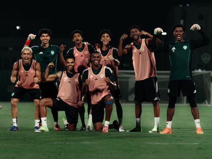 لاعبو الأهلي في حصة تدريبية - 1 أبريل2026 - X/@@ALAHLI_FC