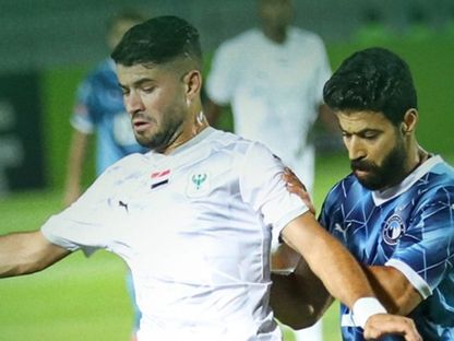 المدافع أحمد سامي في مباراة بيراميدز والمصري البورسعيدي بالدوري المصري 19-8-2025 - Almasry/x