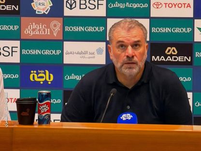آنجي بوستيكوغلو مدرب النصر في مؤتمر صحفي بعد الخسارة من الاتحاد بالدوري السعودي - 5 سبتمبر 2026 - X@aawsat_spt