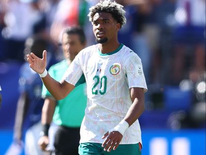 إبراهيم مباي لاعب السنغال خلال مواجهة فرنسا بكأس العالم - 16 يونيو 2026 - Reuters