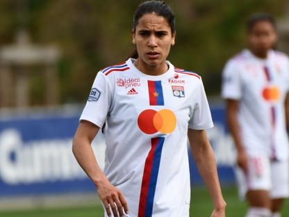 الفرنسية أمل الماجري اللاعبة الجديدة لنادي العلا السعودي للسيدات - 13 أغسطس 2025 - X/@aawsat_spt