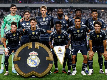 فريق ريال مدريد قبل مواجهة سالزبورغ في كأس العالم للأندية - 27 يونيو 2025 - Real Madrid FC
