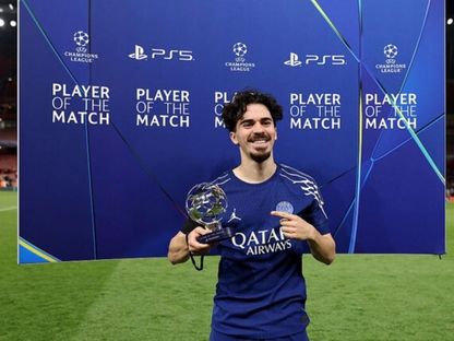 فيتينيا أفضل لاعب في مباراة أرسنال وباريس سان جيرمان في دوري أبطال أوروبا 29-4-2025 - UEFA/x