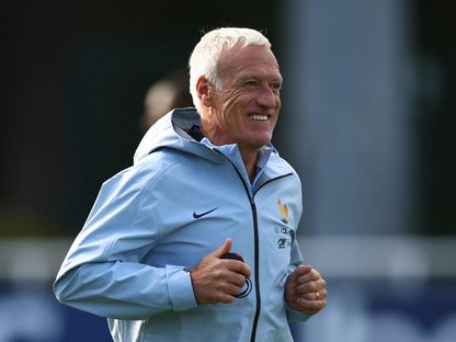 ديدييه ديشان خلال تدريب لمنتخب فرنسا - 2 سبتمبر 2025 - REUTERS