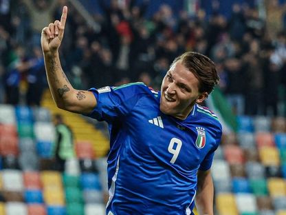 ماتيو ريتيغي يسجل ثنائية في مباراة إيطاليا وإسرائيل بتصفيات أوروبا المؤهلة لكأس العالم 2026 - 14 أكتوبر 2025 - Azzurri_En/x