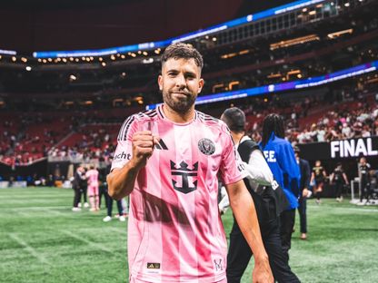 جوردي ألبا لاعب إنتر ميامي - 17 مارس 2025 - X/@JordiAlba