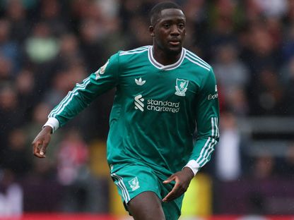 إبراهيما كوناتي من مباراة بيرنلي وليفربول بالدوري الإنجليزي الممتاز - 14 سبتمبر 2025 - Reuters