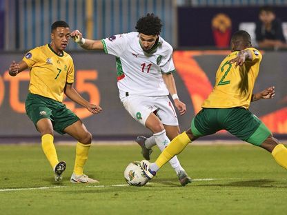 من مواجهة المغرب وجنوب إفريقيا بنهائي كأس أمم إفريقيا تحت 20 عاماً - 18 مايو 2025 - X/@EnMaroc