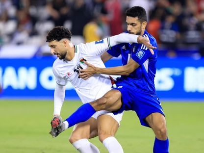 من مباراة فلسطين والكويت بتصفيات كأس العالم 2026 - 15 أكتوبر 2024 - FB/@ Fédération de Palestine de football