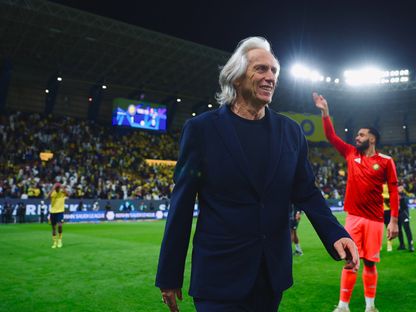 مدرب النصر جورجي جيسوس بعد مباراة ضد نيوم - 7 مارس 2026 - X/@AlNassrFC