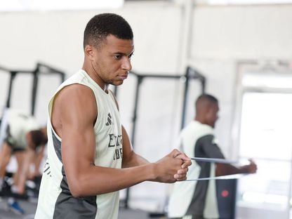 كيليان مبابي في تدريب لريال مدريد خلال كأس العالم للأندية - 23 يونيو 2025 - realmadrid.com