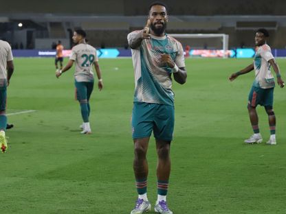 احتفال إيفان توني مهاجم الأهلي بتسجيل هدف في مرمى الفيحاء في الدوري السعودي - 30 ديسمبر 2025 - X/@SPL