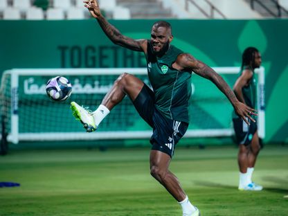 فرانك كيسي لاعب وسط الأهلي خلال تريب - 15 مايو 2026 - X/@ALAHLI_FC