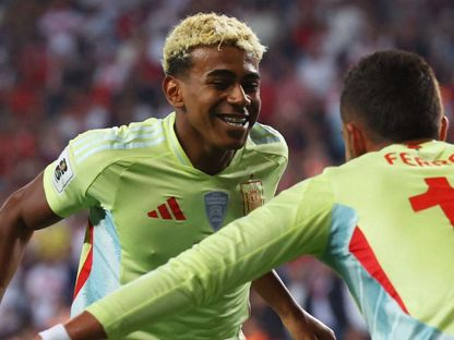 لامين يامال في مباراة إسبانيا وتركيا 7 سبتمبر 2025 في تصفيات كأس العالم 2026 - Reuters