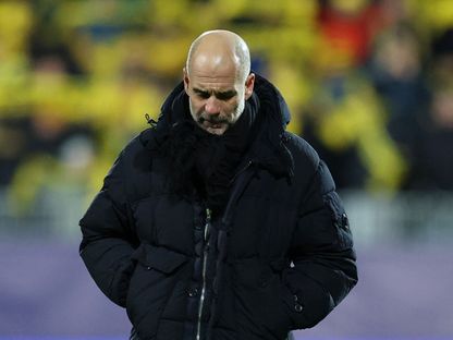 بيب غوارديولا من مباراة بودو غليمت ومانشستر سيتي بدوري أبطال أوروبا - 20 يناير 2026 - Reuters