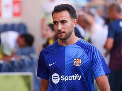 إريك غارسيا بقميص نادي برشلونة - twitter/barcacentre