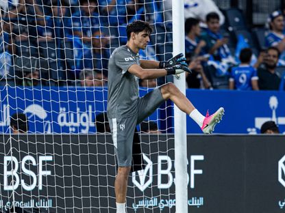 ياسين بونو حارس الهلال قبل لقاء نيوم بالدوري السعودي - 7 سبتمبر 2026 - x@Alhilal_FC