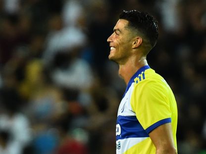 كريستيانو رونالدو خلال مباراة فريقه السابق يوفنتوس ضد أودينيزي في الدوري الإيطالي - 22 أغسطس 2021 - REUTERS