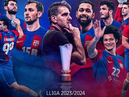 برشلونة بطلاً لدوري كرة اليد في إسبانيا 2024/2023 - Barcelona/x