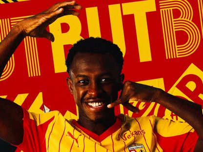 سعود عبد الحميد يسجل هدفه الأول مع لانس الفرنسي - 19 ديسمبر 2025 - x@RCLens