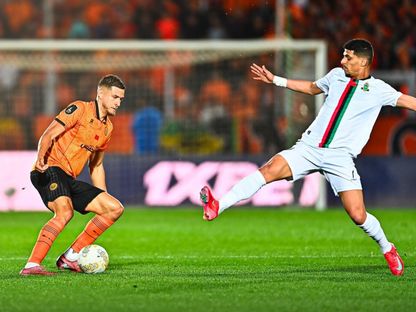 من مباراة نهضة بركان والجيش الملكي في نصف نهائي دوري أبطال إفريقيا - 18 أبريل 2026 - X/@RS Berkane