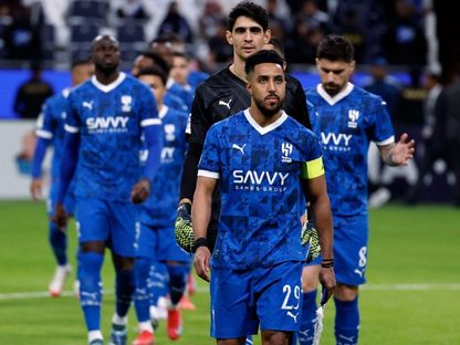 سالم الدوسري وياسين بونو في مباراة الهلال وبرسيبوليس في دوري أبطال آسيا للنخبة 4-2-2025 - Reuters