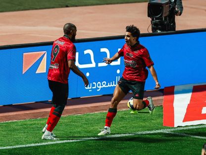 احتفال لاعبي الخلود بتسجيل هدف في مرمى الخليج بربع نهائي كأس الملك - 28 نوفمبر 2025 - X/@AlKholoodClub