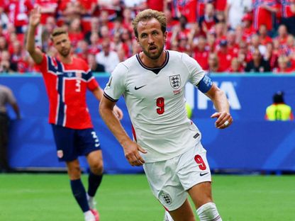 هاري كين خلال مباراة إنجلترا والنرويج في كأس العالم - 12 يوليو 2026 - reuters