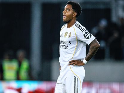 لاعب ريال مدريد رودريغو غوس خلال مواجهة تيرول النمساوي - 12 أغسطس 2025 - X/@RodrygoGoes