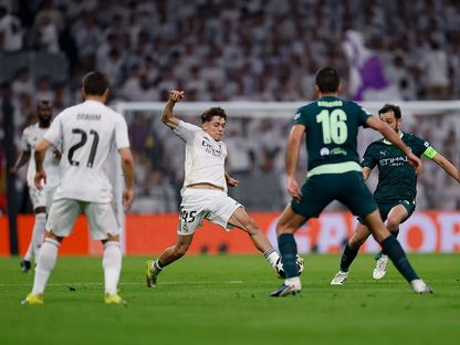 تياغو بيتارش خلال مباراة بين ريال مدريد ومانشستر سيتي في دوري أبطال أوروبا - 11 مارس 2026 - realmadrid.com