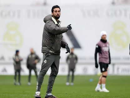 ألفارو أربيلوا خلال تدريب لريال مدريد - 16 يناير 2026 - realmadrid.com