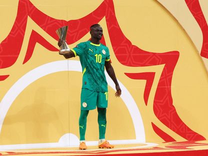 ساديو ماني بعد تتويجه بجائزة أفضل لاعب في كأس أمم إفريقيا - 18 يناير 2026 - REUTERS